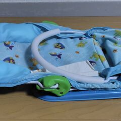 ベビー用　風呂椅子　水色の画像