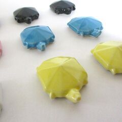 箸置き　亀　磁器　12個セット  新品未使用の画像