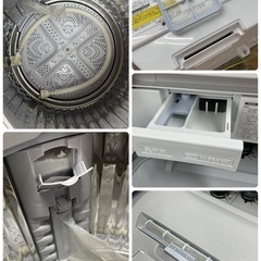 R229 ☀️ ジモティー限定特別価格！ SHARP 洗濯乾燥機 （洗濯：5.5㎏ 乾燥：3.5㎏）20年製 ES-TX5D ⭐ 動作確認済 ⭐ クリーニング済の画像