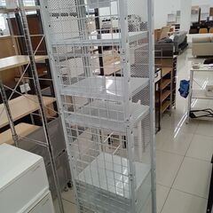 ★リユースのサカイ日立店★HJ8017  ラック ライトグレー H180.5×D31×W41 クリーニング済み の画像
