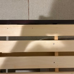 【譲ります】シングル高さ3段階調整すのこベッドフレームの画像
