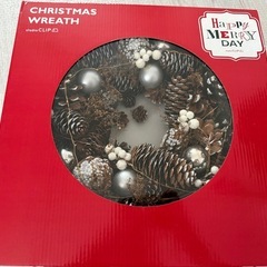 クリスマス　装飾　リースの画像