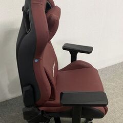 Andaseat Kaiser Frontier ゲーミングチェア DuraXtraレザー 160度リクライニング マロン アンダーシート 中古家具 店頭引取歓迎 R10131の画像