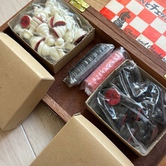 チェスセット　折りたたみ式　レトロの画像