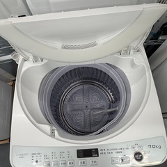 USED 洗濯機 SHARP 2021年 7Kの画像