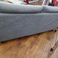 ★リユースのサカイ水戸店★  2人掛けソファー グレー H75×D75×W178 クリーニング済み MT5796の画像