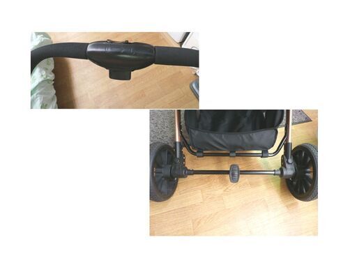 ペットカート 2WAY ペット用バギー 小型犬 老犬介護用 千鳥格子柄 分離型 対面式 4輪 西岡店