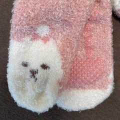 【新品】（16㎝）あったかもこもこ2ソックスの画像