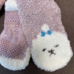 【新品】（16㎝）あったかもこもこ2ソックスの画像