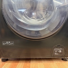 ★美品★ニトリ/10㎏ドラム式電気洗濯乾燥機/ND100KL 1BK/10㎏/ブラック/2024年製の画像