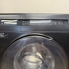 ★美品★ニトリ/10㎏ドラム式電気洗濯乾燥機/ND100KL 1BK/10㎏/ブラック/2024年製の画像