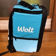 wolt デリバリーバッグ（中古）の画像