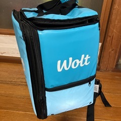 wolt デリバリーバッグ（中古）の画像
