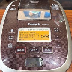 圧力IH炊飯器 Panasonic パナソニック 5合炊き SR-PA10E6 ブラウンの画像
