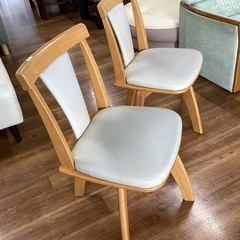 回転チェア2脚セット【町田市再生家具】　252025の画像