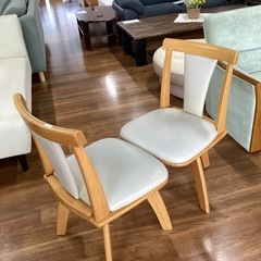 回転チェア2脚セット【町田市再生家具】　252025の画像