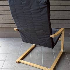 ロッキングチェア☆中古家具 ゆったり座れる☆少々日焼けあり【おまとめ2万円以上購入で送料＆設置無料★熊本限定/離島不可】の画像