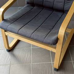 ロッキングチェア☆中古家具 ゆったり座れる☆少々日焼けあり【おまとめ2万円以上購入で送料＆設置無料★熊本限定/離島不可】の画像