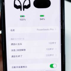 【良品】POWERBEATS PRO ワイヤレスイヤホンの画像