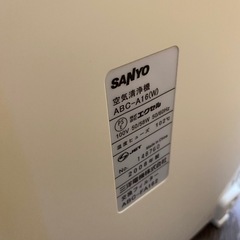 SANYO 空気清浄機　ABC-A16の画像