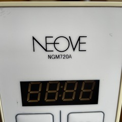 K2510-187 NEOVE (ネオーブ)  NGM720 ホワイト 2016年製　電子レンジ  通電確認済み  キズ汚れ有りの画像