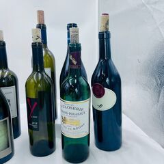 【❗️✨店舗・カフェ装飾におすすめ✨❗️】ワイン空瓶まとめ 11本セット✨シャトー系ラベル多数の画像
