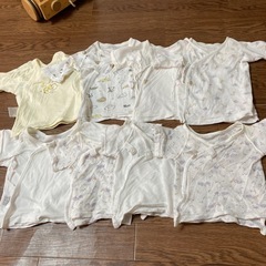 女の子　長肌着　短肌着　8枚セット　の画像