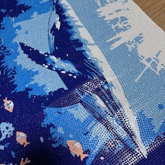 大人気！！　ビーズアート　新品未使用　イルカ/鯨　２個セットの画像