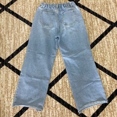 キッズ　ガールズ　ダメージジーンズの画像