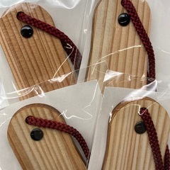 未開封 スロパチステーション　扇子4個セット　国産天然杉の画像
