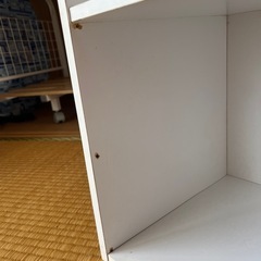 カラーボックス　ホワイトの画像