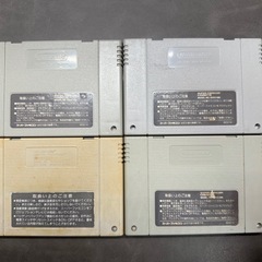 スーパーファミコンソフト 4本セット（ドラゴンボールZ・プロレス・パチンコ） の画像