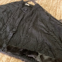 美品　レディース　ポンチョ　の画像