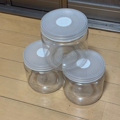 硬質クリアボトル 1300ml 穴あけ加工済み【中古・使用済】1個130円の画像