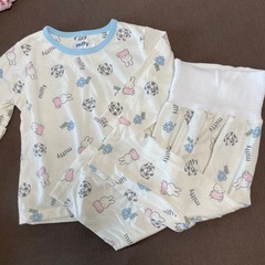 【美品】（95）ミッフィパジャマ冬上下の画像