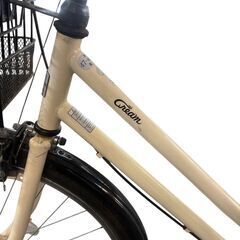 あさひ クリームシティ 自転車 BAA260-0 26インチ ママチャリ 中古の画像
