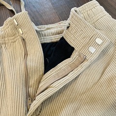 パンツ・超撥水ウォームシェフパンツ・コーデュロイパンツ・ワークマン・ワイドパンツ・冬用の画像