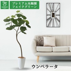 返信不可　受取者決定しました！　ウンベラータ　フェイクグリーン　観葉植物の画像