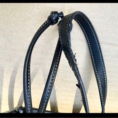 【使用品】JILL STUART フリルレイヤードトートバッグ ブラックの画像