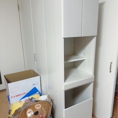 ホワイトラック　棚　隙間収納の画像