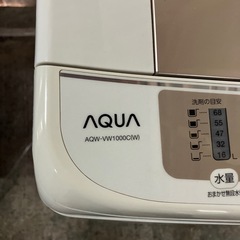 AQUA 洗濯機　AQW-VW1000C（W）2014年
の画像
