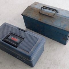 🍓 持ち運び用箱仕切り付き＋②工具箱道具箱／２種類の画像