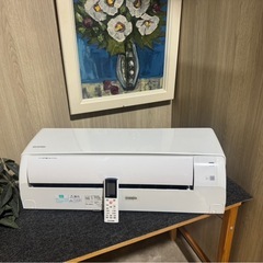💥激安💥❗️配送•設置🉑❗️♻️処分撤去♻️2021年製　iris ohyama ルームエアコン　10畳〜12畳用　IHF-2805G 室外機ありの画像