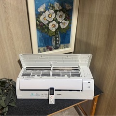 💥激安💥❗️配送•設置🉑❗️♻️処分撤去♻️2021年製　iris ohyama ルームエアコン　10畳〜12畳用　IHF-2805G 室外機ありの画像