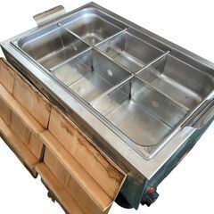 ☆TKG 電気おでん鍋 6つ仕切り 湯煎式 おでん鍋 6つ切り フードウォーマー 業務用 厨房機器☆ の画像