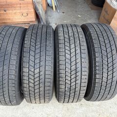 【ほぼ新品】ブリヂストン ブリザックVRX3 185/60R15 ホンダフィット用AW付き 2024年製 スタッドレスタイヤ4本セットの画像