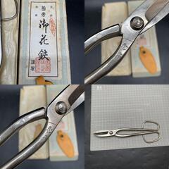 E382　最高級　菊秀　花鋏 剪定鋏 園芸鋏 盆栽鋏 植木鋏 ハサミ はさみの画像