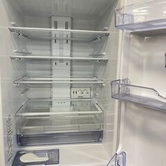 ジ428/ 三菱 MITSUBISHI 冷蔵庫 MR-CD40E-BR 右開き 2019年製 401L 3ドア まんなか野菜室 自動製氷機 三菱電機 の画像