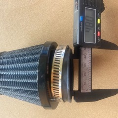 新品汎用パワーフィルター　内径48mmの画像