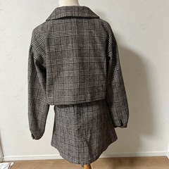 apres jour ジャケット チェックミニスカート　セットアップの画像